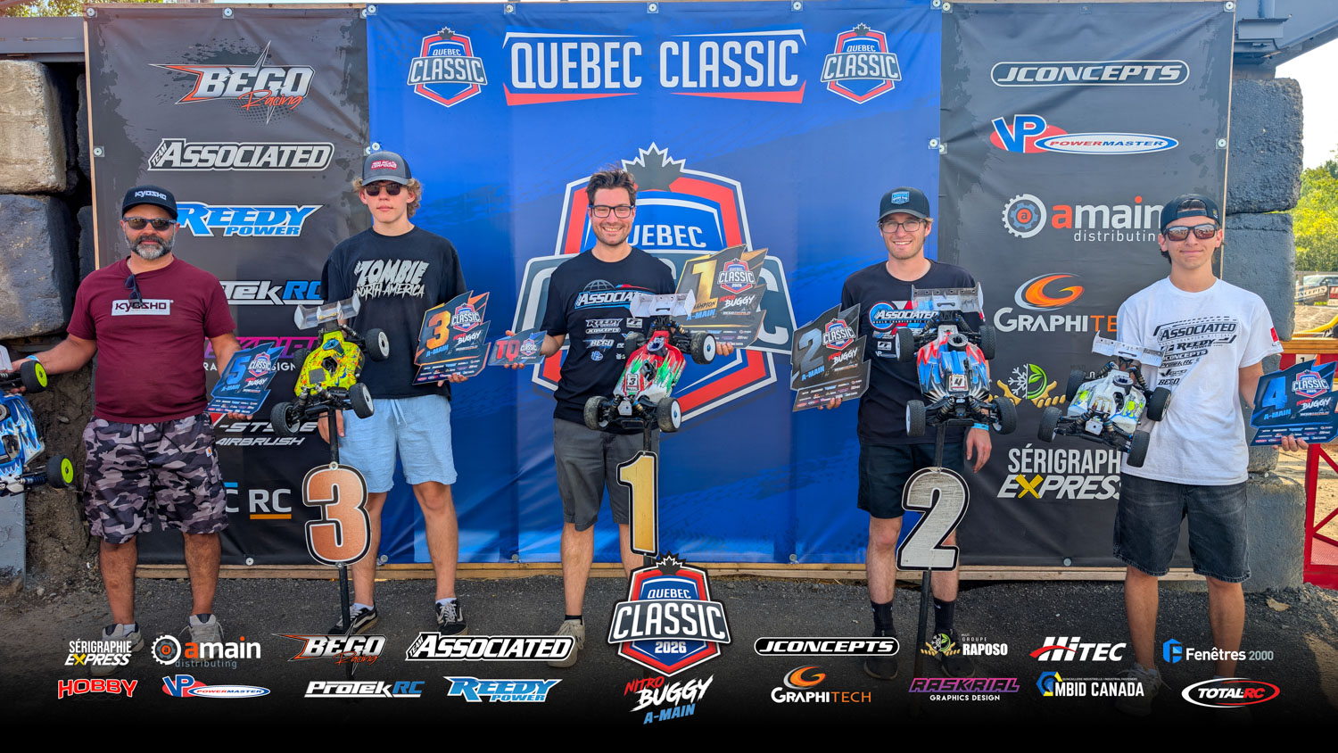 Podiums de la Quebec Classic 2026